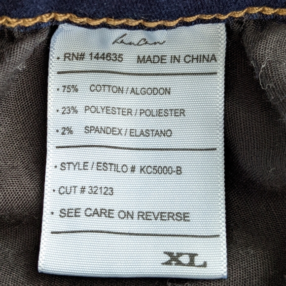 KanCan Dark Wash Mid Rise Skinny Jeans XL - Picture 7 of 14